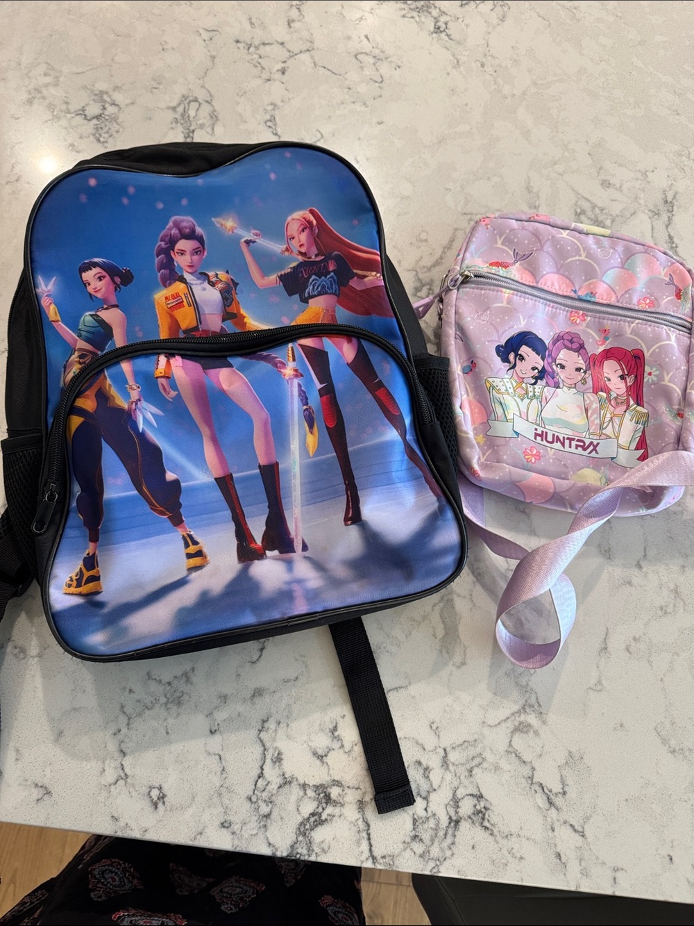 Kpop Crossbody Bag and Backpack Set